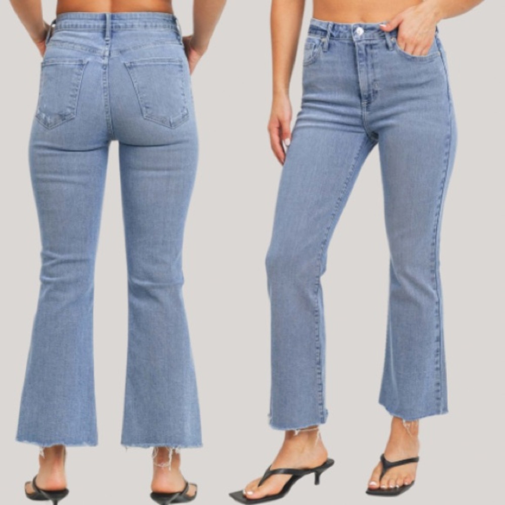 Just Black Denim U.S.A. HR Kick Flare Jeans - Picture 2 of 7